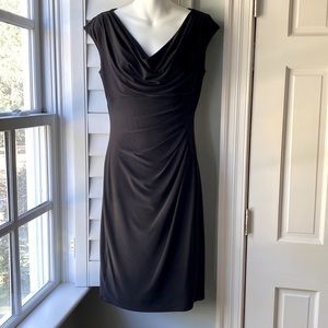 Lauren Ralph Lauren Black Sleeveless A-Line Dress Women's Size 6